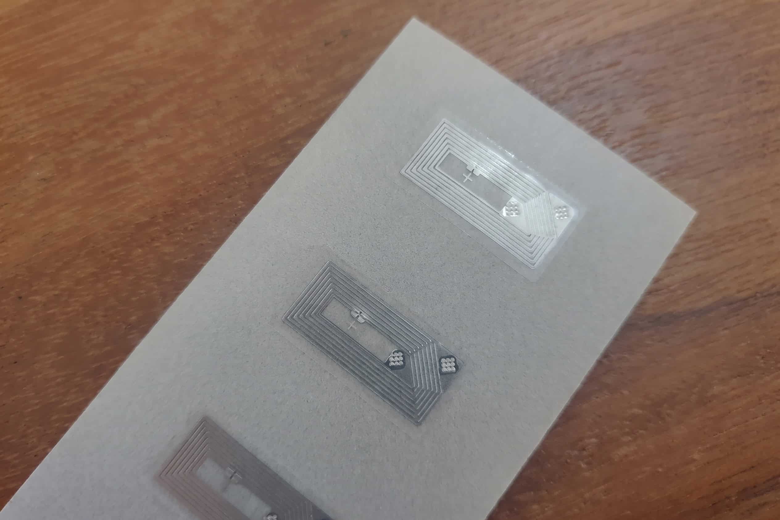 Transparante NFC stickers NTAG213 small